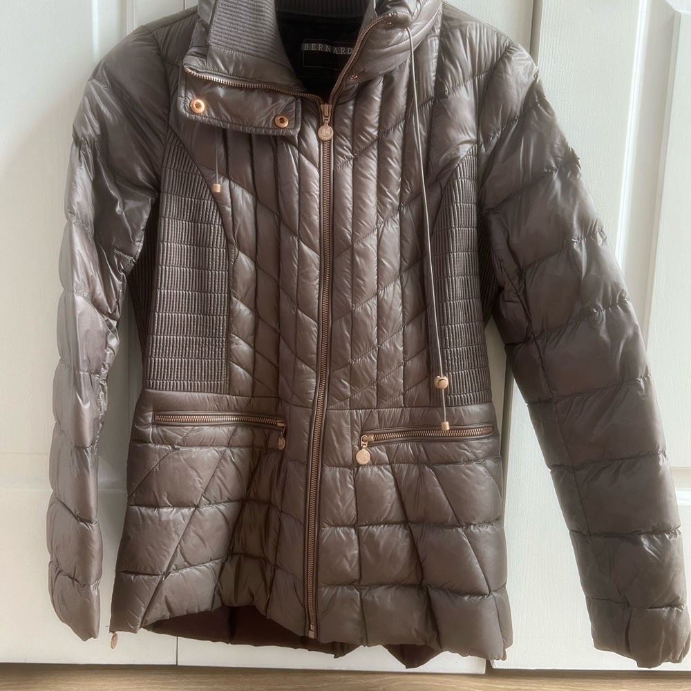 Brown Quilted Jacket